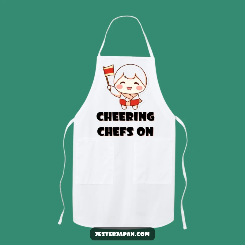 Funny Kokeshi Doll Apron: Cook with Cheer and Enthusiasm