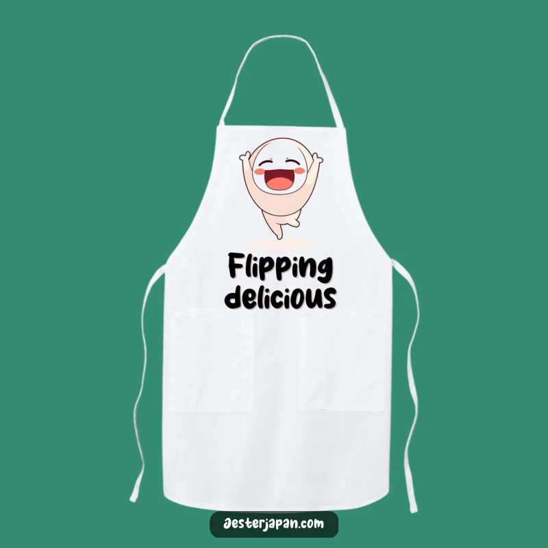 Funny Daruma Chef Balance Apron - Humorous Kitchen & Zen Gift