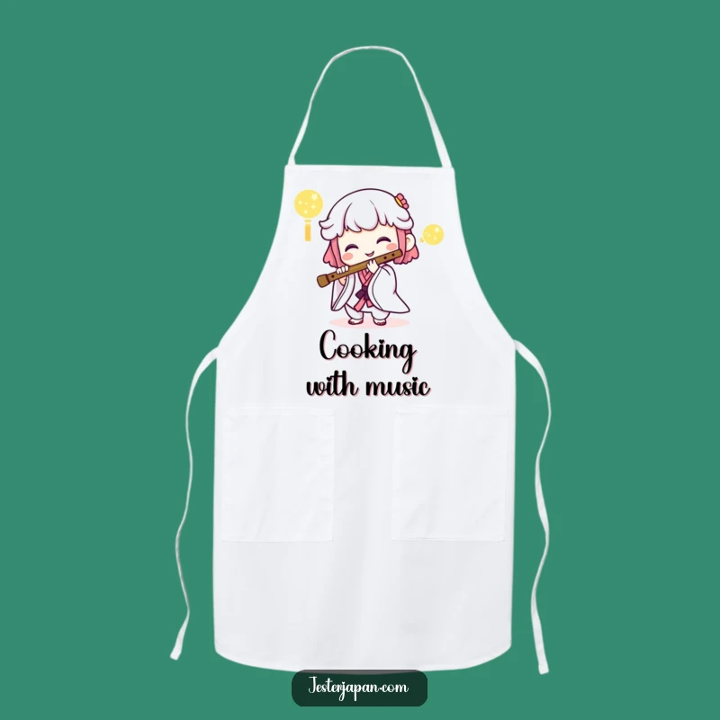 Funny Kawaii Maestro Apron - Humorous Kitchen & Music Gift