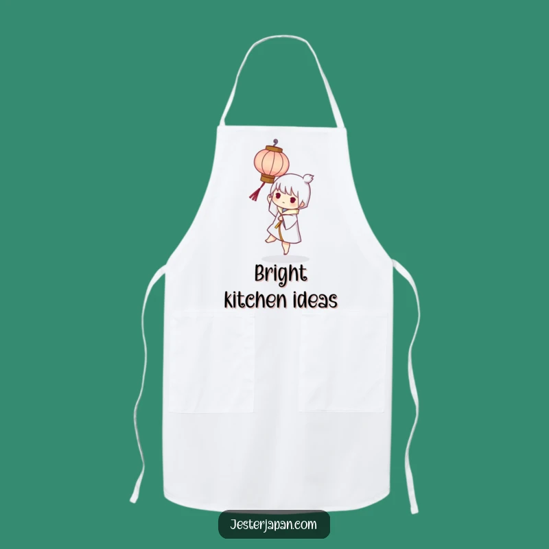 Funny Lantern Balance Apron: Playful Chef's Skill, Practical Funny Gift