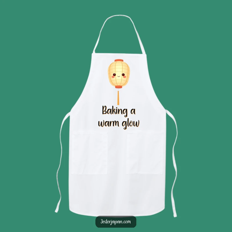Funny Paper Lantern Apron - Serene Kitchen Style and Gentle Chef Gift