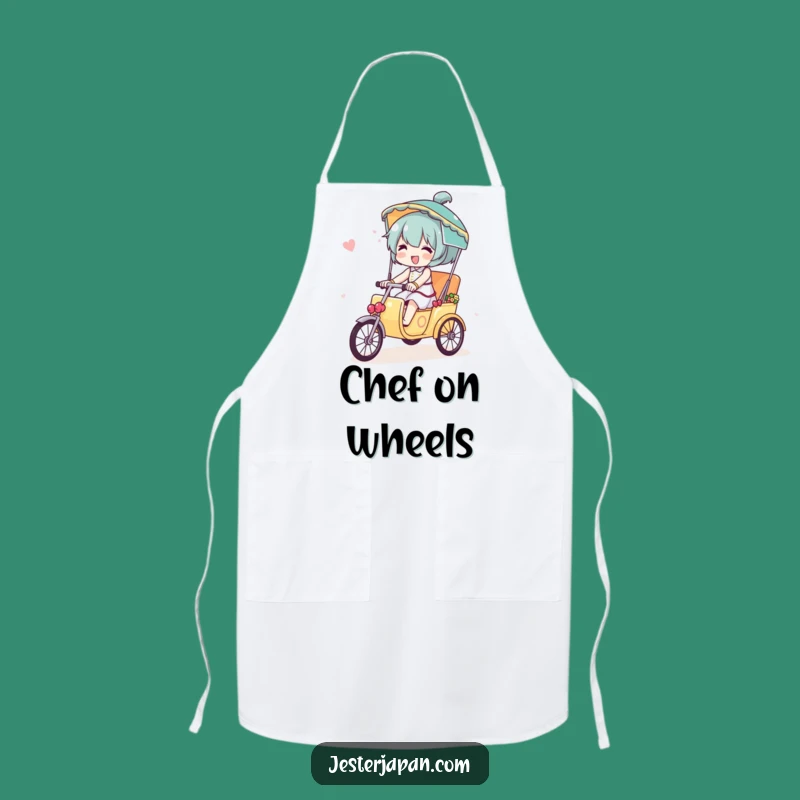 Funny Rickshaw Rider Apron - Hilarious Kitchen Wear for the Curious Cook