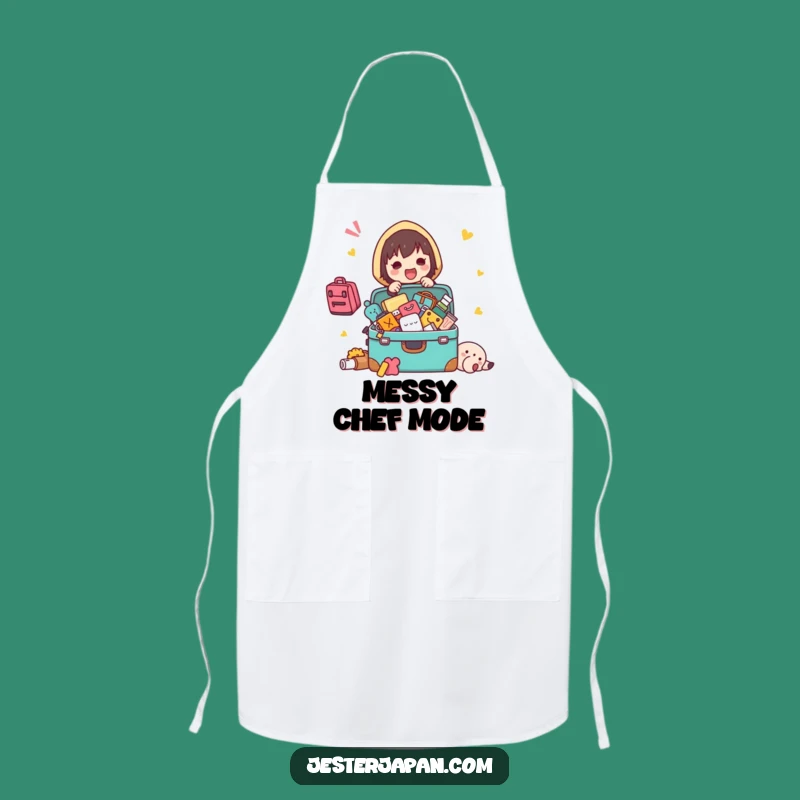 Funny Packing Kawaii Apron: Chaotic Character for Kitchen Adventures