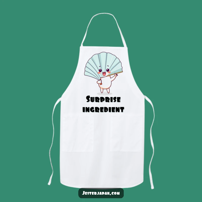Funny Fan Apron: Cook with Surprise, Flourish Kitchen Gift!