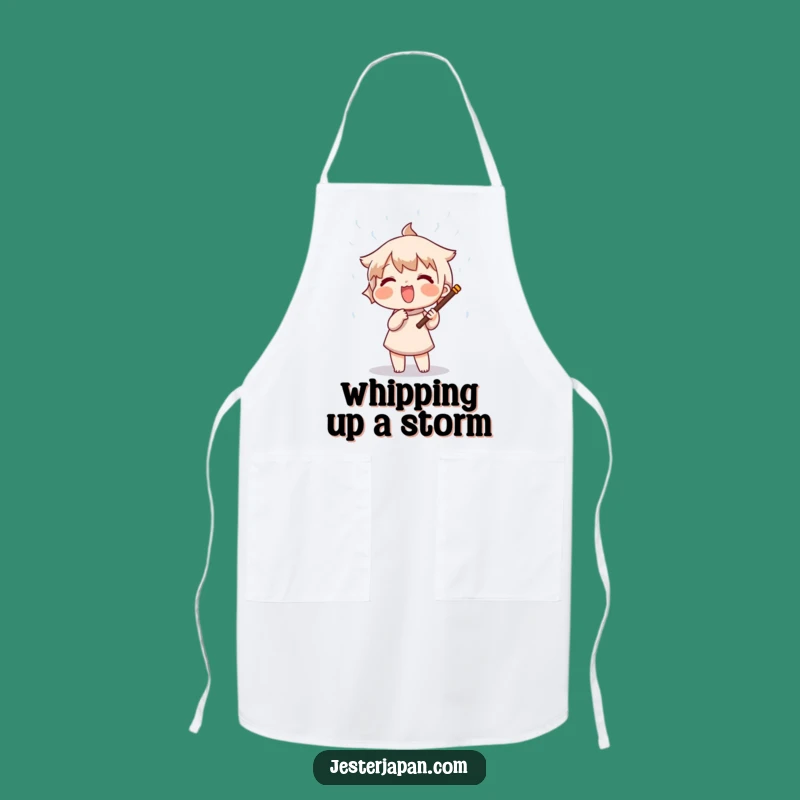 Funny Rain Stick Apron - Whimsical Kitchen Gift for Joyful Chefs