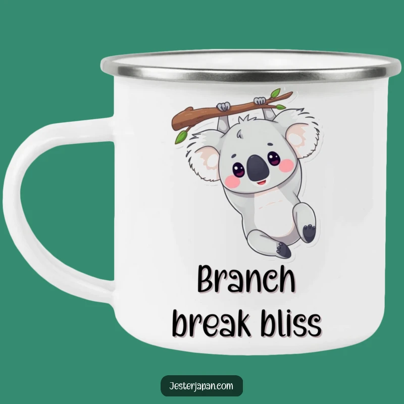 Funny Koala Upside Down Camping Mug: Hang Out with Hilarious Adventure