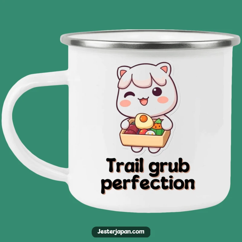Funny Kawaii Bento Camping Mug: Durable Character Style for Meals on the Go, a Fun Funny Gift