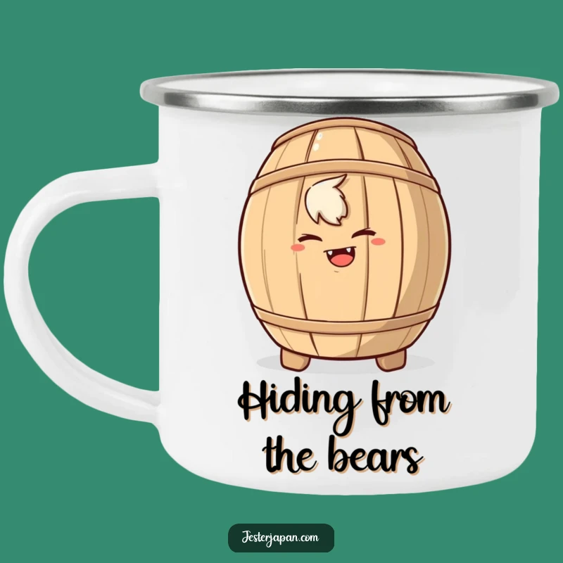 Funny Sake Explorer Campfire Mug: Rugged & Humorous Outdoor Gift