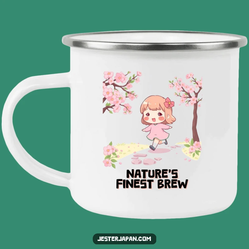 Funny Spring Bloom Campfire Mug: Rugged & Humorous Outdoor Gift