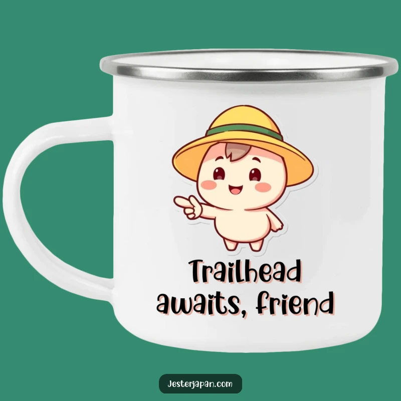 Funny Trailblazer Campfire Mug: Rugged & Humorous Outdoor Gift