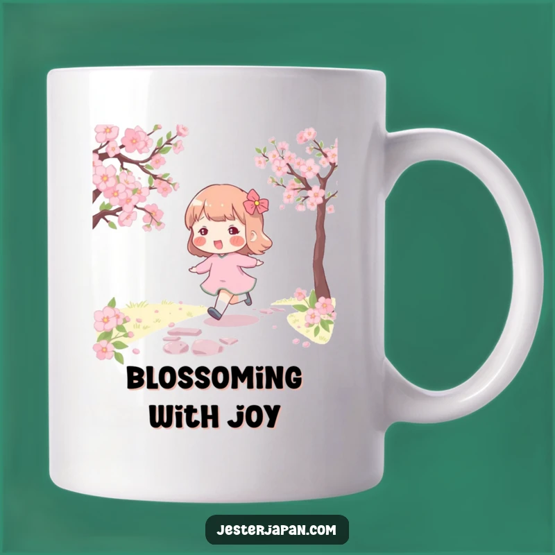 Funny Blossom Skipper Mug: Cheerful & Humorous Gift for Spring