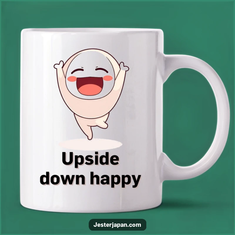 Funny Daruma Balance Mug - Perfect Humorous Zen Gift