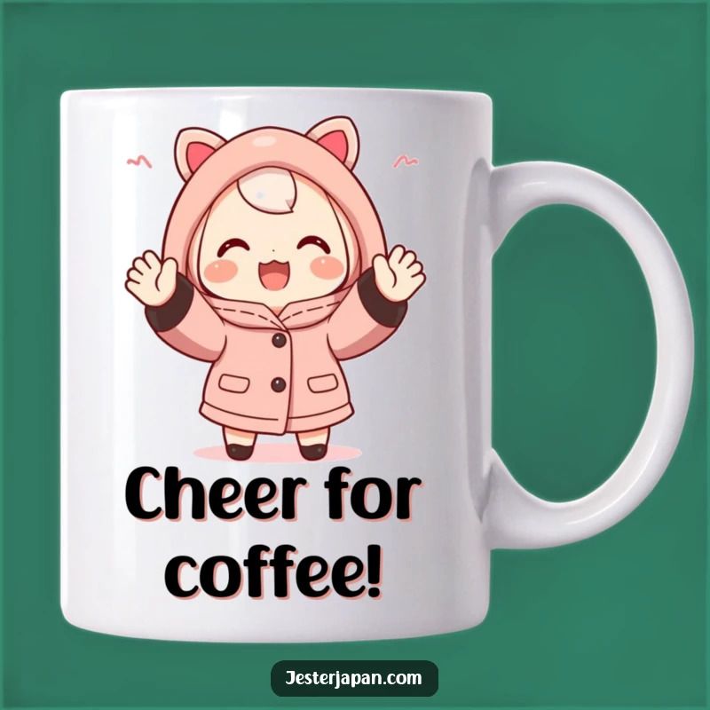 Funny Happi Coat Cheer Mug: Enthusiastic Character Fan Gift, a Perfect Funny Gift