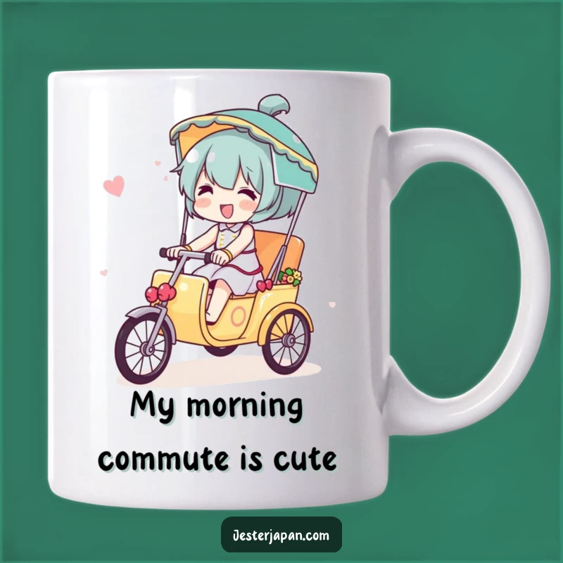 Funny Rickshaw Rider Mug - Hilarious Travel Gift for Adventure Seekers