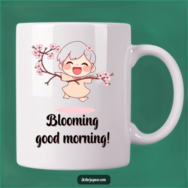 Funny Spring Hop Mug: Joyful Character, Perfect Humorous Gift for Spring