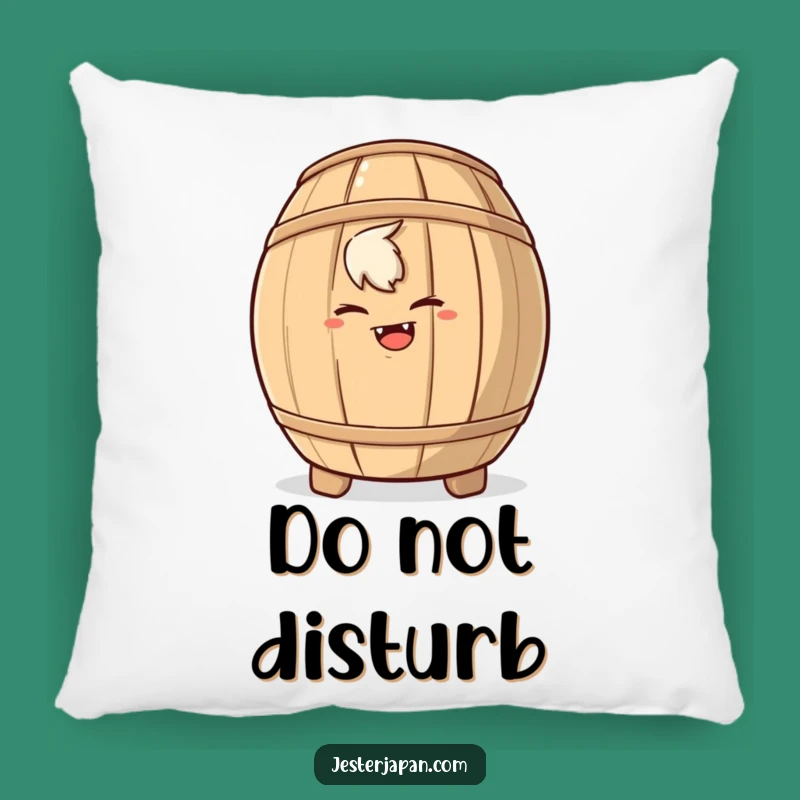 Funny Sake Hideaway Pillow: Soft & Humorous Gift for Cozy Nooks