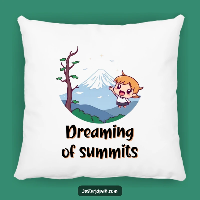 Funny Mount Fuji Dream Pillow: Comfy and Inspiring Home Decor