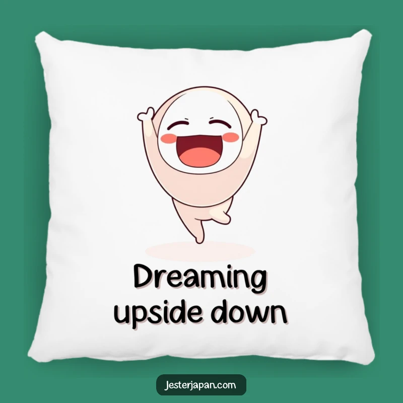 Funny Daruma Zen Pillow - Cozy & Hilarious Accent Decor