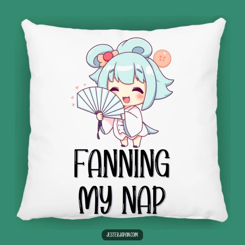 Funny Dramatic Fan Pillow: Smiling Character Comfort, Humorous Accent Pillow