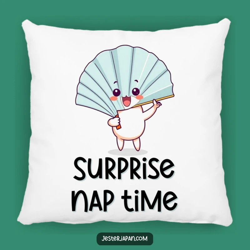 Funny Fan Pillow: Surprise Comfort, Flourish Fun - Cozy Gift!