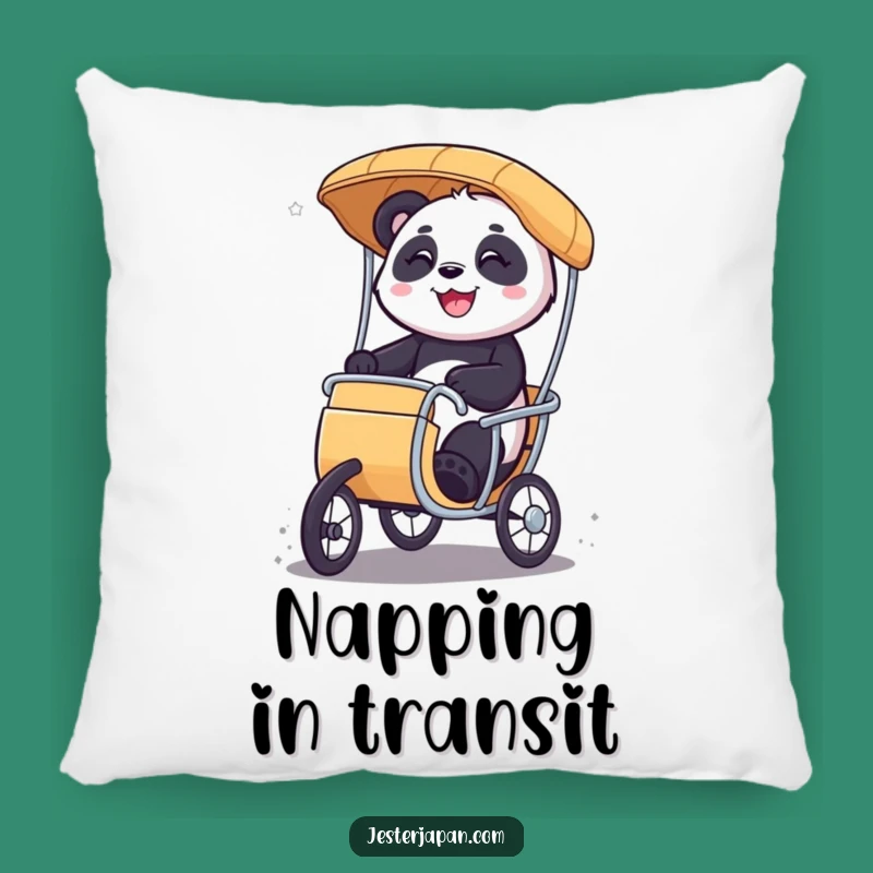 Funny Panda Pillow: Cozy Glee Character Cushion, Comforting Funny Gift