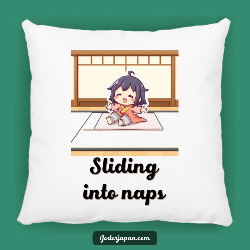 Funny Tatami Slider Pillow: Cozy Character's Smooth Comfort, Adorable Funny Gift