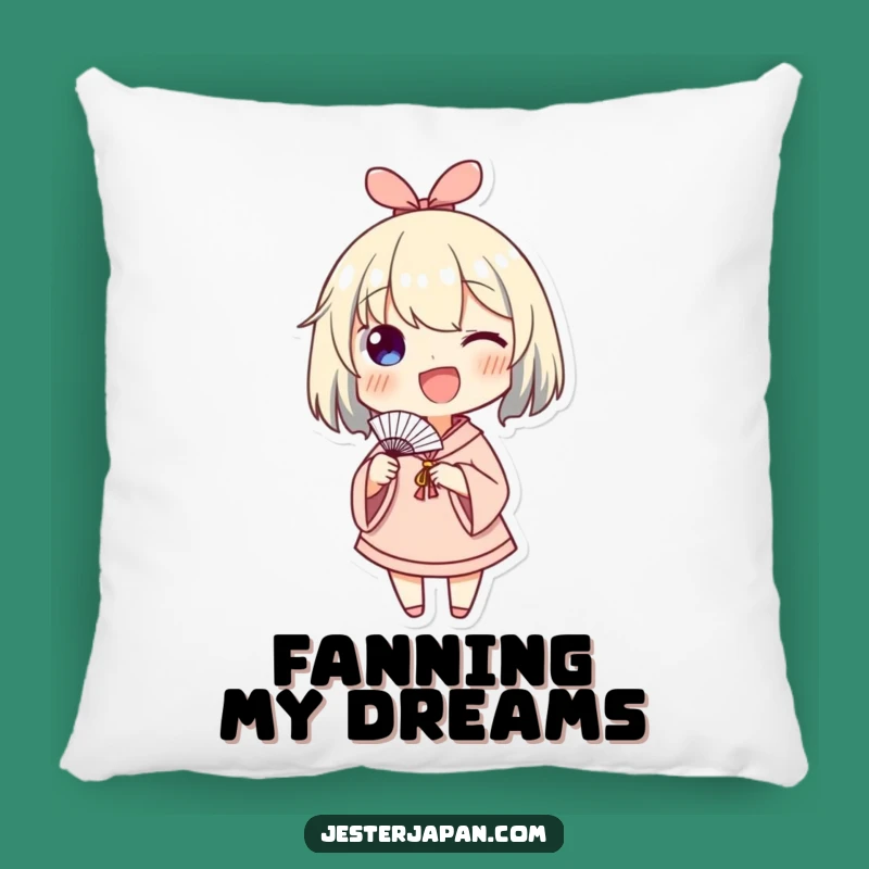 Funny Waving Fan Pillow - Comfy & Hilarious Cheer