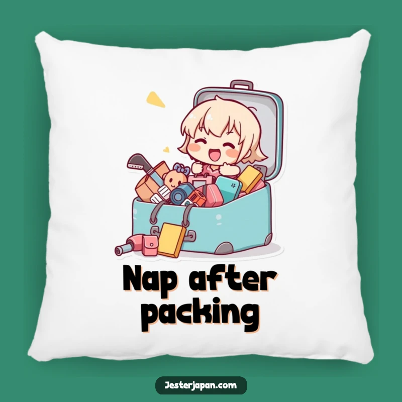 Funny Kawaii Packing Pillow - Cozy & Hilarious Accent Decor
