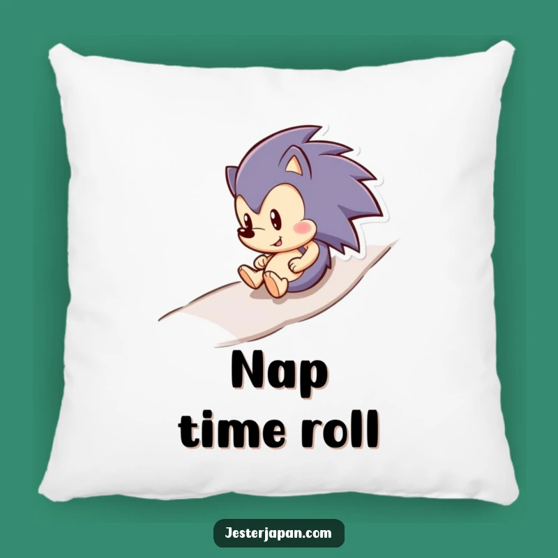 Funny Hedgehog Rolling Pillow - Soft & Cozy Cute Decor Gift