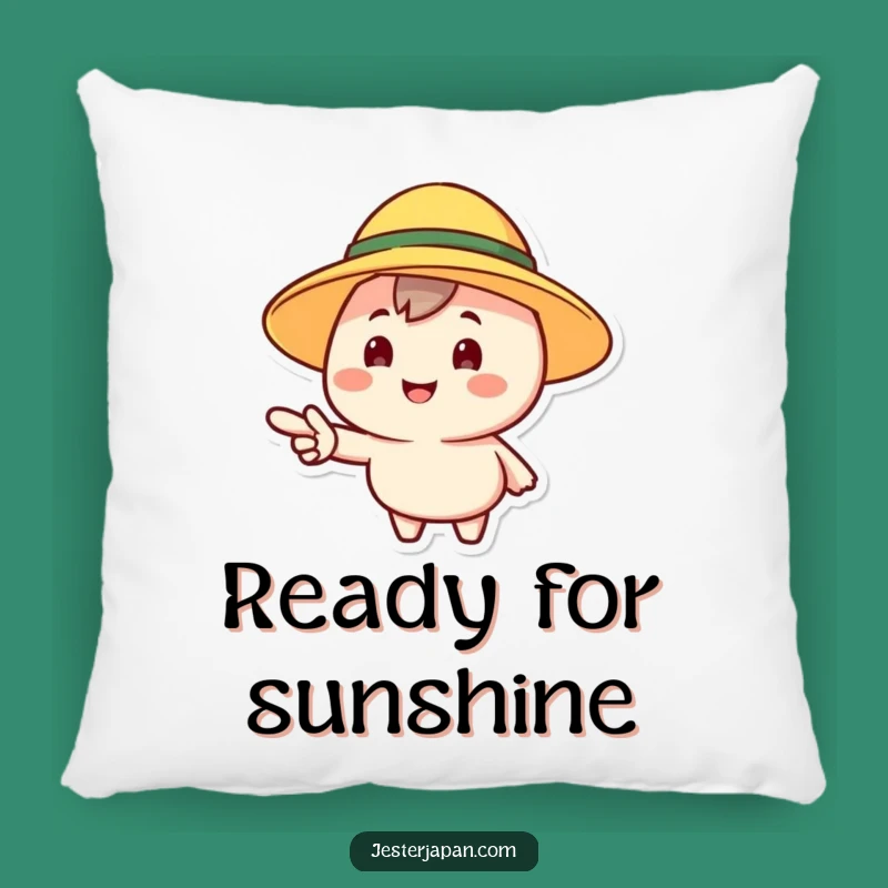 Funny Sunny Day Pillow: Soft & Humorous Gift for Cheerful Homes