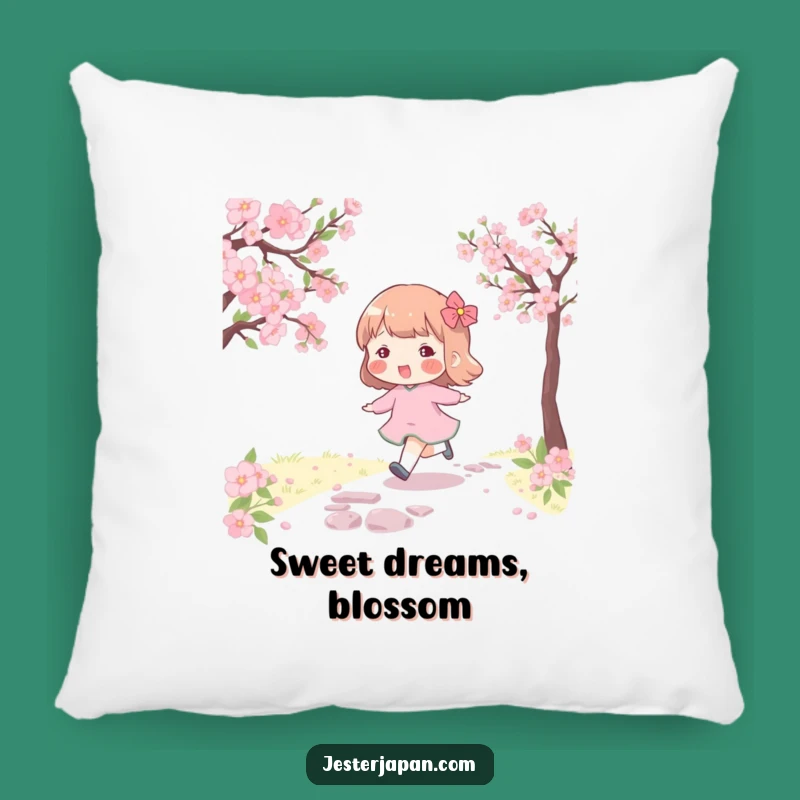Funny Spring Meadow Pillow: Soft & Humorous Gift for Cozy Nooks