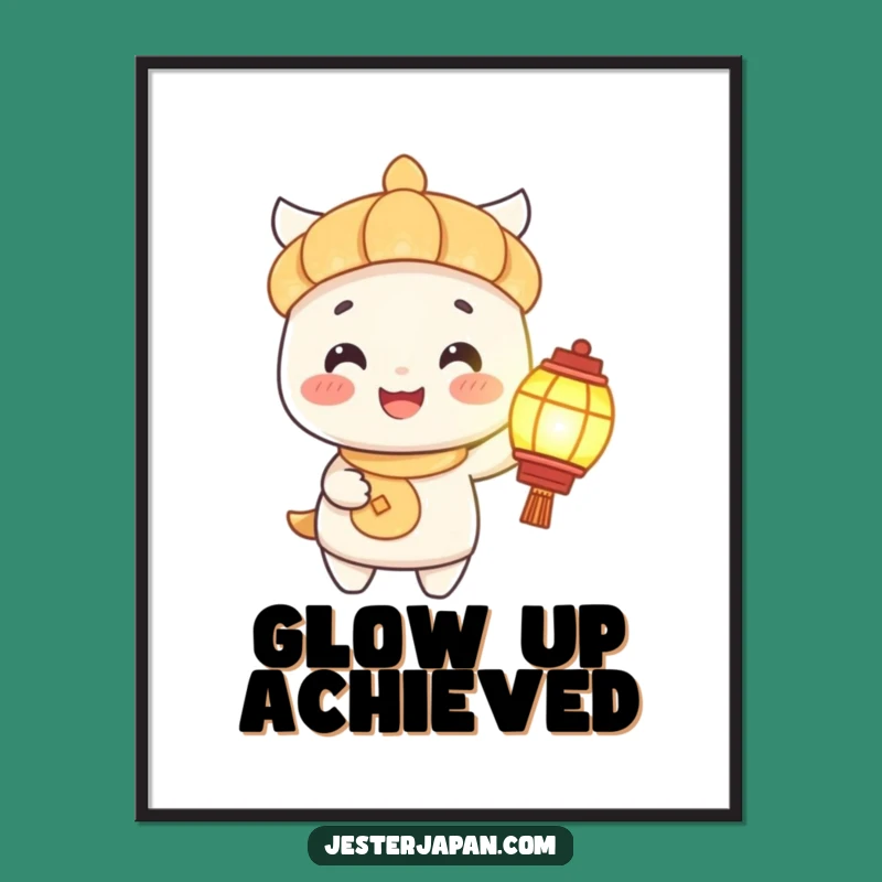 Funny Lantern Character Digital Art: Decorate With This Cheerful Funny Gift