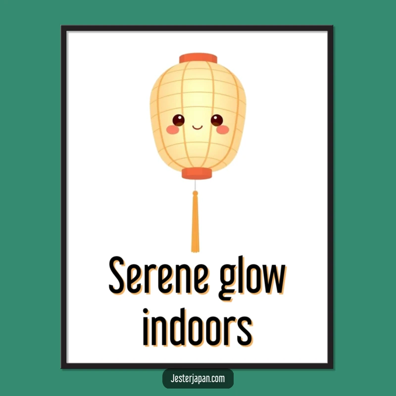 Funny Paper Lantern Digital Art - Instant Serenity and Gentle Humor Gift