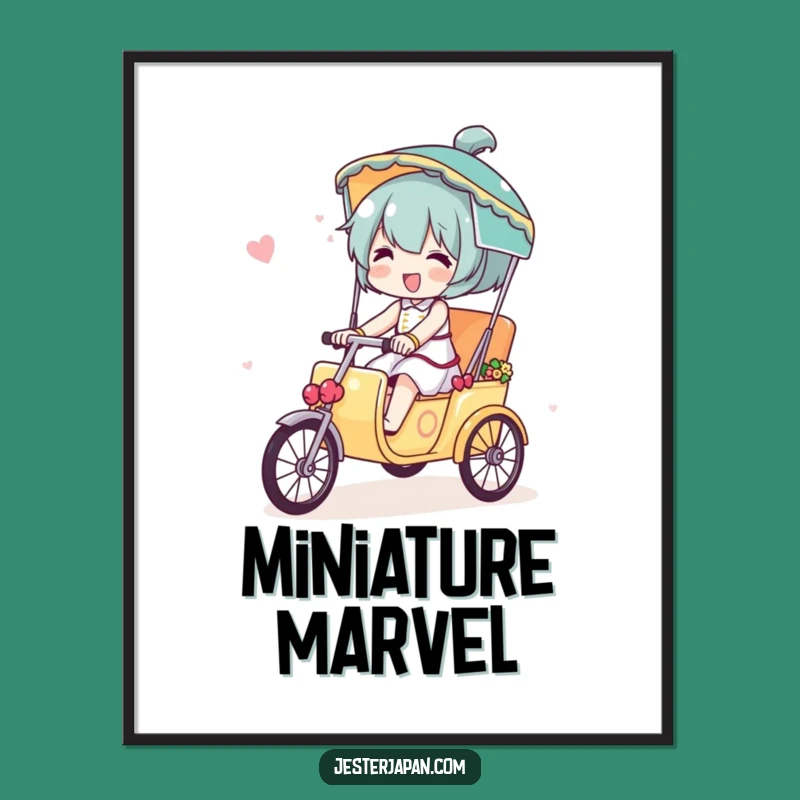 Funny Rickshaw Rider Digital Art - Hilarious Printable Decor for Adventure Lovers