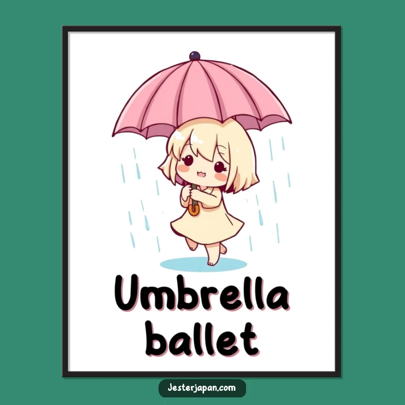 Funny Tiny Dancer Digital Print: Instant Whimsical Decor, a Cheerful Funny Gift Option