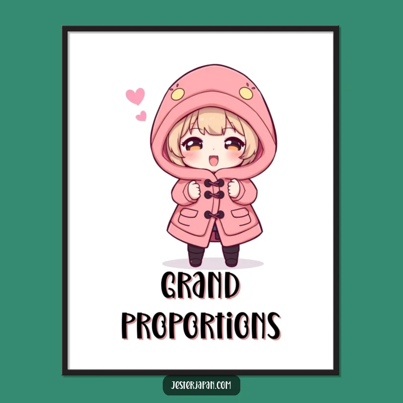 Funny Happi Coat Digital Print: Hilarious Oversized Art for Walls, Perfect Funny Gift