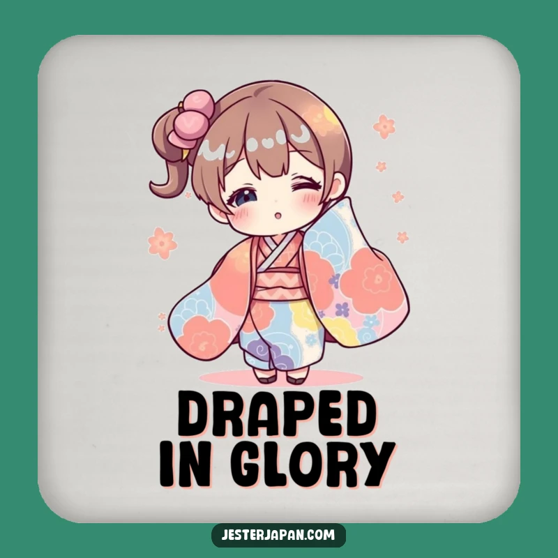 Funny Kimono Coaster: Hilarious Oversized Character Table Protector Gift