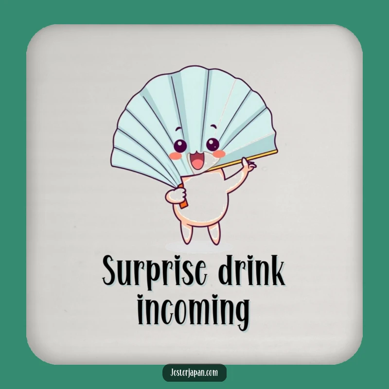 Funny Fan Coasters: Protect Surfaces, Surprise Flair - Housewarming Gift!