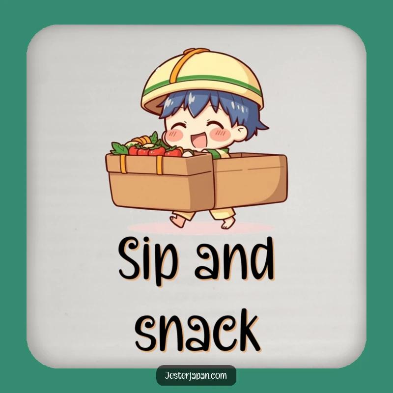 Funny Bento Box Coasters: Protect Surfaces with Foodie Humor