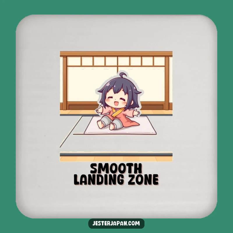 Funny Tatami Slider Coaster: Protect Surfaces with Smooth Fun, Small but Funny Gift