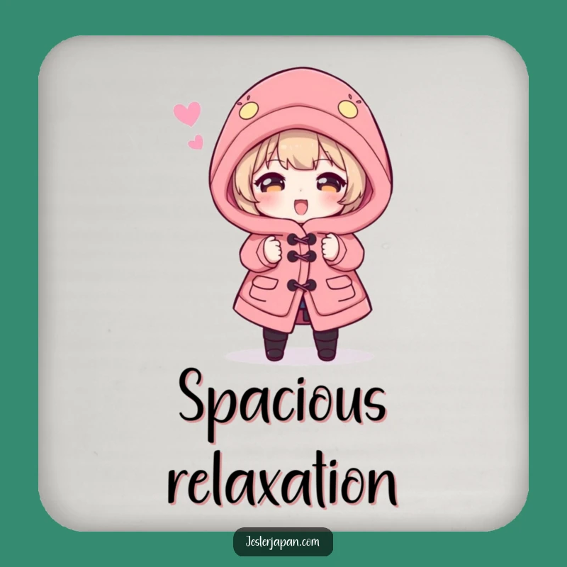 Funny Happi Coat Coaster: Protect Surfaces from Spills & Laughter, Perfect Funny Gift