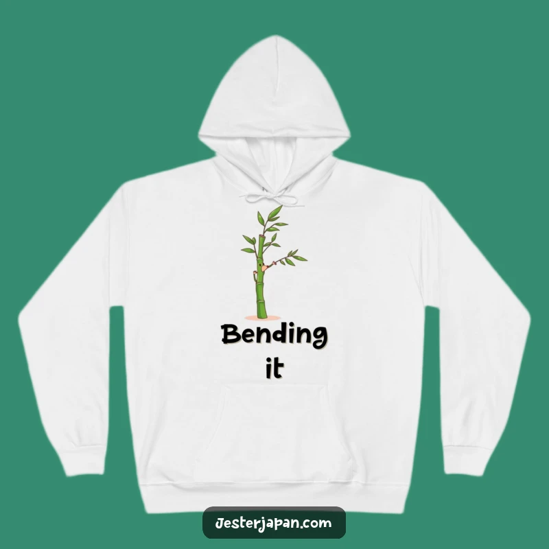 Cozy Funny Bamboo Hoodie: Gentle Sway, Relaxing Comfort - Warm Gift!