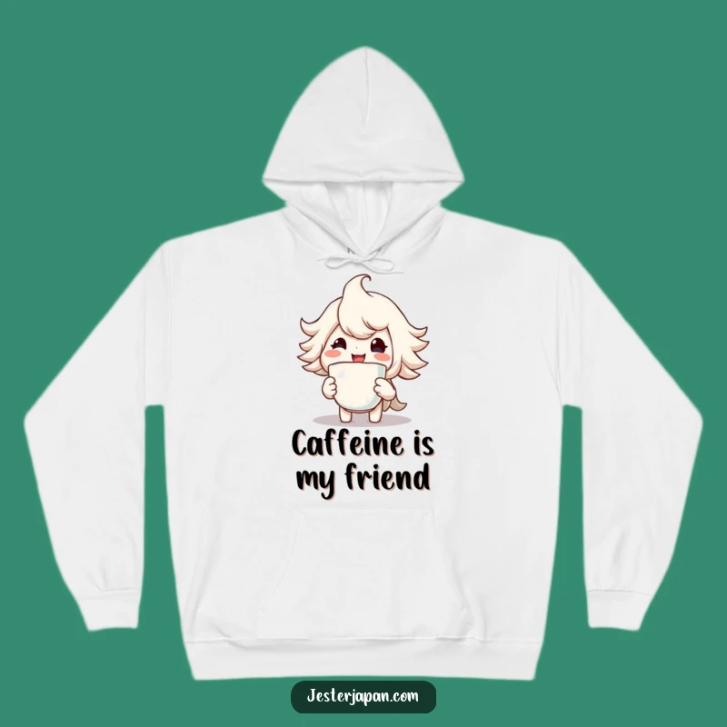 Funny Happy Drinker Hoodie - Cozy & Hilarious Wear for Warm Beverage Fans