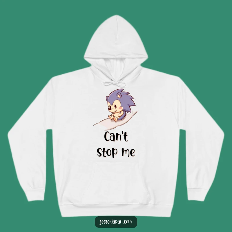 Cozy Funny Hedgehog Rolling Hoodie - Warm & Cute Gift
