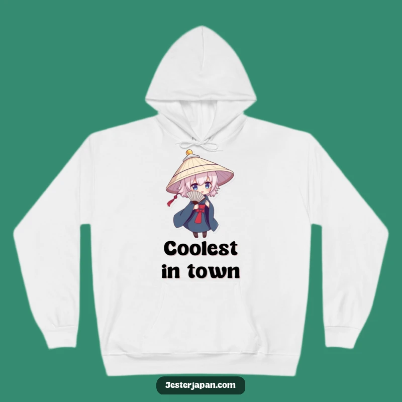 Funny Posed Fan Dancer Hoodie, Traditional Hat Character - Cozy Funny Gift