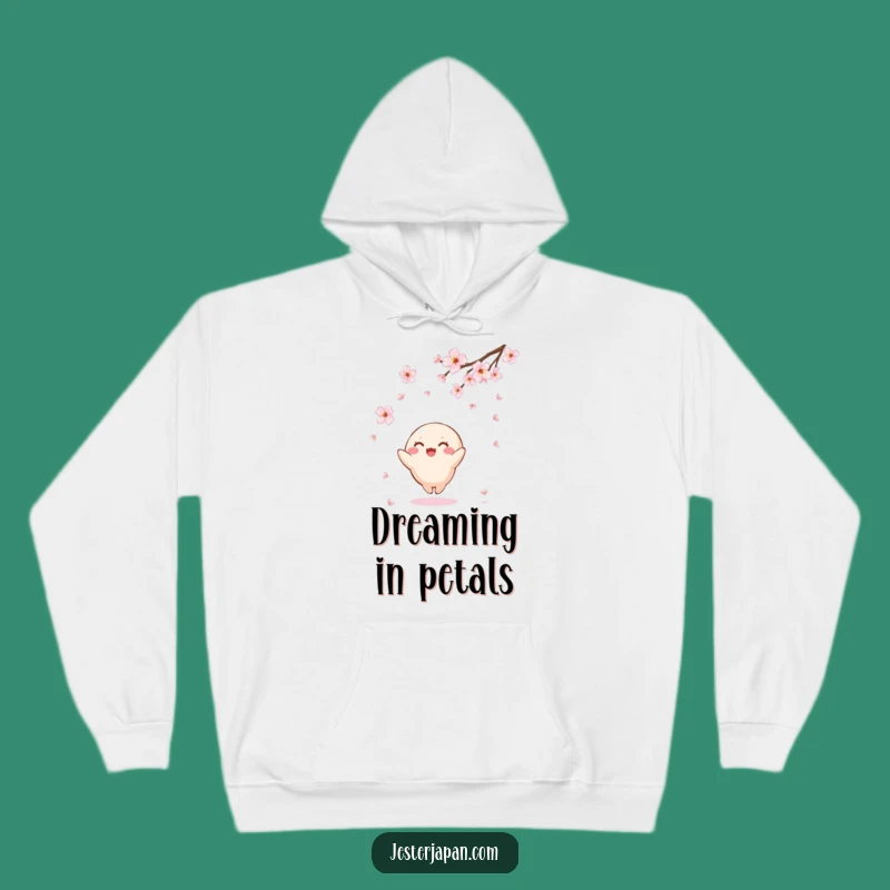 Cozy Funny Kawaii Cherry Blossom Hoodie: Warmth in Spring's Embrace