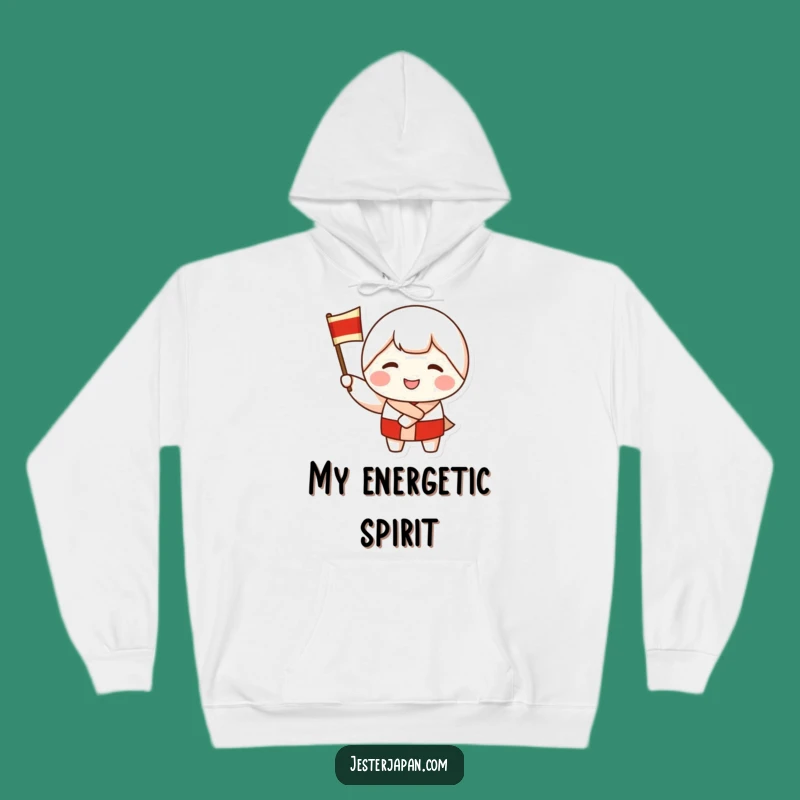 Cozy Funny Kokeshi Doll Hoodie for Warmth and Cheerful Comfort