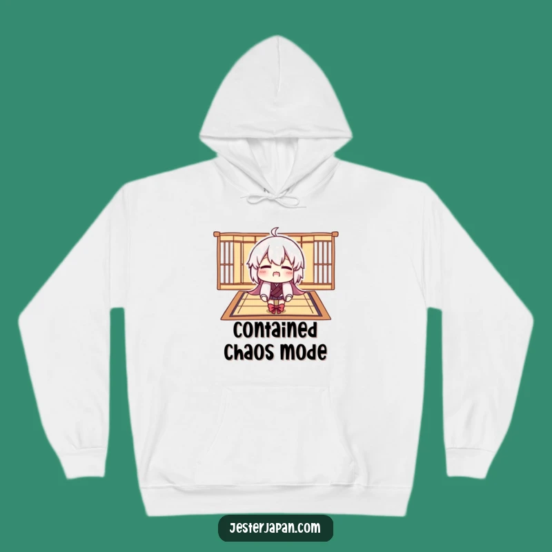 Cozy Funny Tatami Mat Hoodie: Comical Character's Comfort, Warm Funny Gift