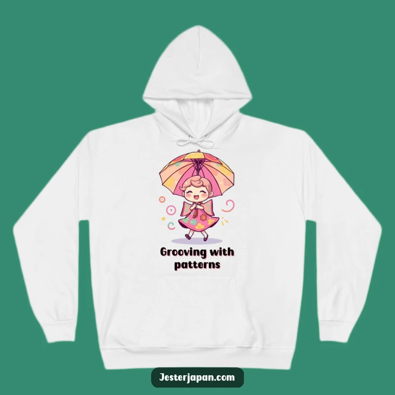 Cozy Funny Umbrella Dance Hoodie - Warm Comfort and Cheerful Style Gift