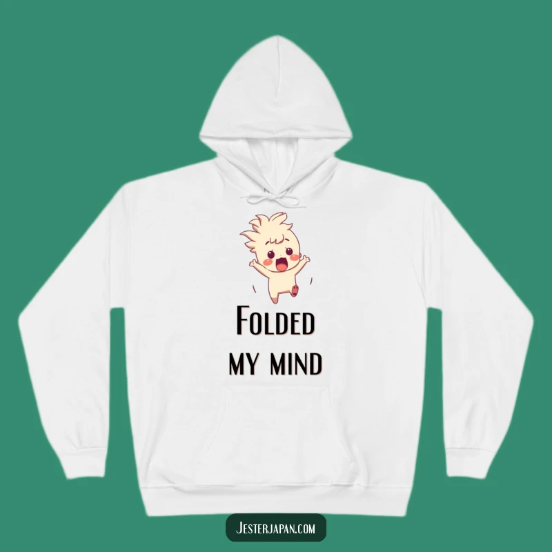 Funny Origami Crane Hoodie: Cozy Surprise for Startled Character Fans
